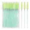 50-Pack Disposable Crystal Handle Eyelash Brushes