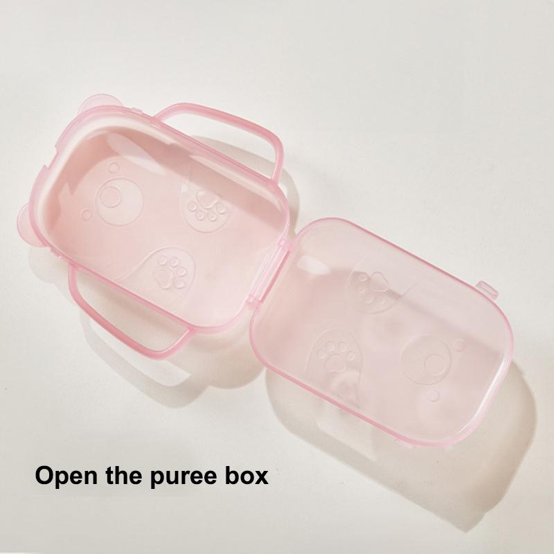 Convenient Food Pouch Holder Mess-Free Snack Pouch Holder Toddler Food Squeezer Pp Pouch Bag No More Spills Or Squeezes