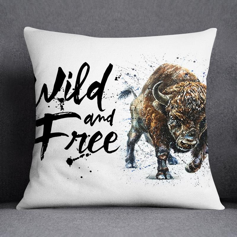African Animal Beasts Home Decoration Pillowcase Square Pillowcase Home Office Decoration Cus On Cover