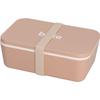 Yamanaka Lacquerware Lunch Box, Single Layer, 600ml, Microwave and Dishwasher Safe, Simple Design, Beige (BE), Made In Japan, C18087-9