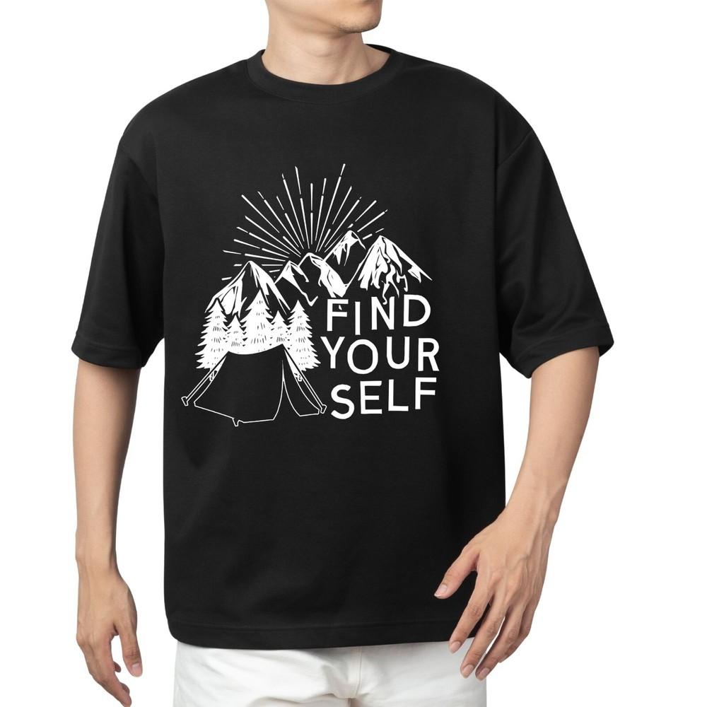 

Find Yourself Shirt – Camping T-shirt Men s Women s Tops Tees for Men & Women | Traveler Gift for Camper M