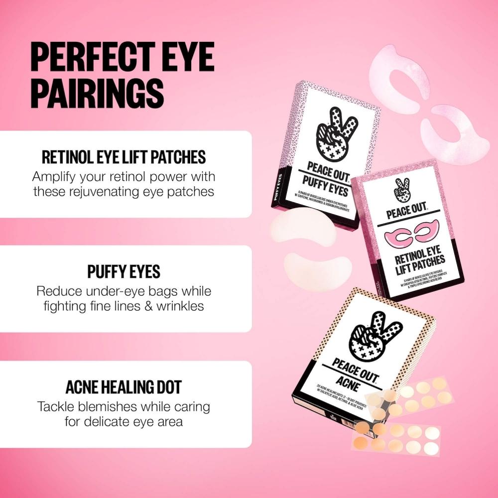 Peace Out Eye Jelly Stick Retinol .14 Oz 4 G