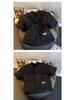 Men's American Style Winter Gourd Pattern Thickened Short Sleeve Cotton Padded Jacket