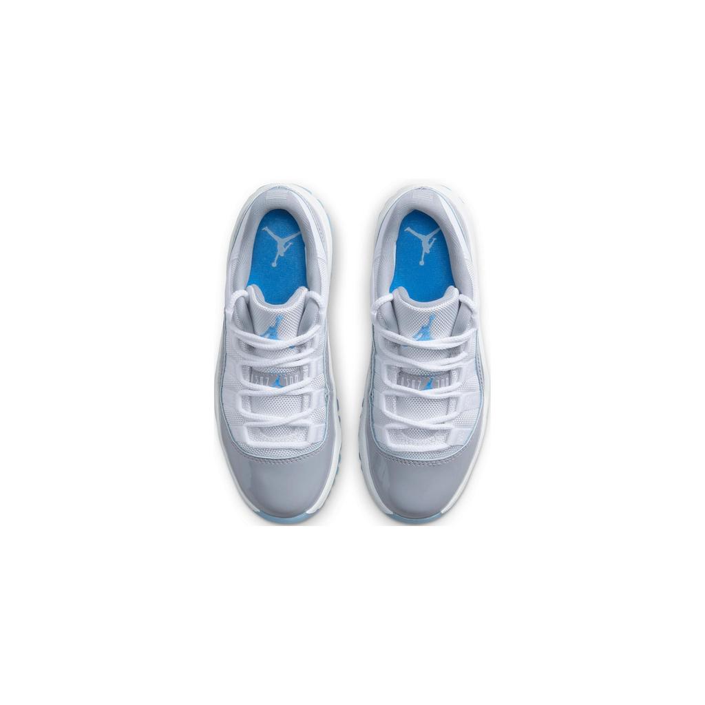 Air Jordan 11 Retro Low PS Cement Grey Sneakers Bambino Bianco University-Blue 505835-140