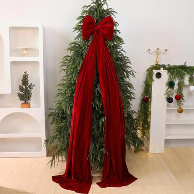 2025 Christmas Decorative Large Bow Christmas Decorative Bows For Christmas Tree Decoration Front Doors Outdoor Activities
