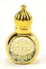 Mii Art 10ml Empty Attar Bottle - Gold Refillable Glass Perfume Vial for Travel, Essential Oils, and Traditional Ittar (Pack of 1)