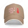 Dont look up Baseball Cap Kids Hat Luxury Brand Hats Unisex Womens