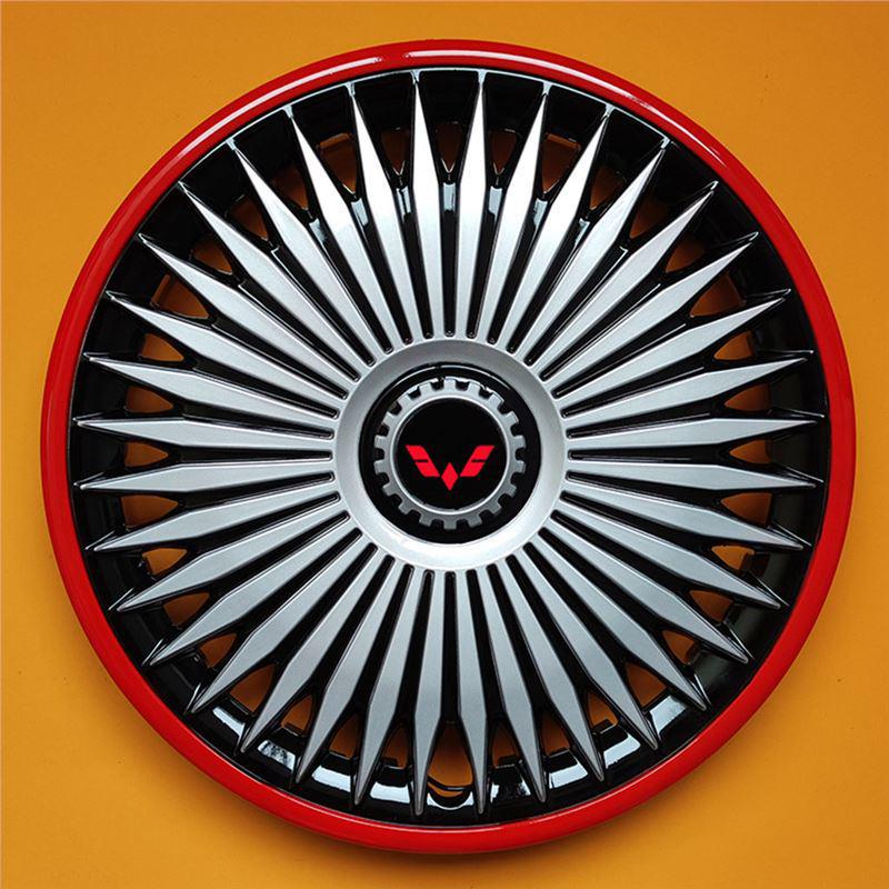 Compatible Wheel Hub Covers for Wuling Rongguang (Double Row), Hongguang VPLUS, Zhiguang S, and Zhengcheng (Single Row).