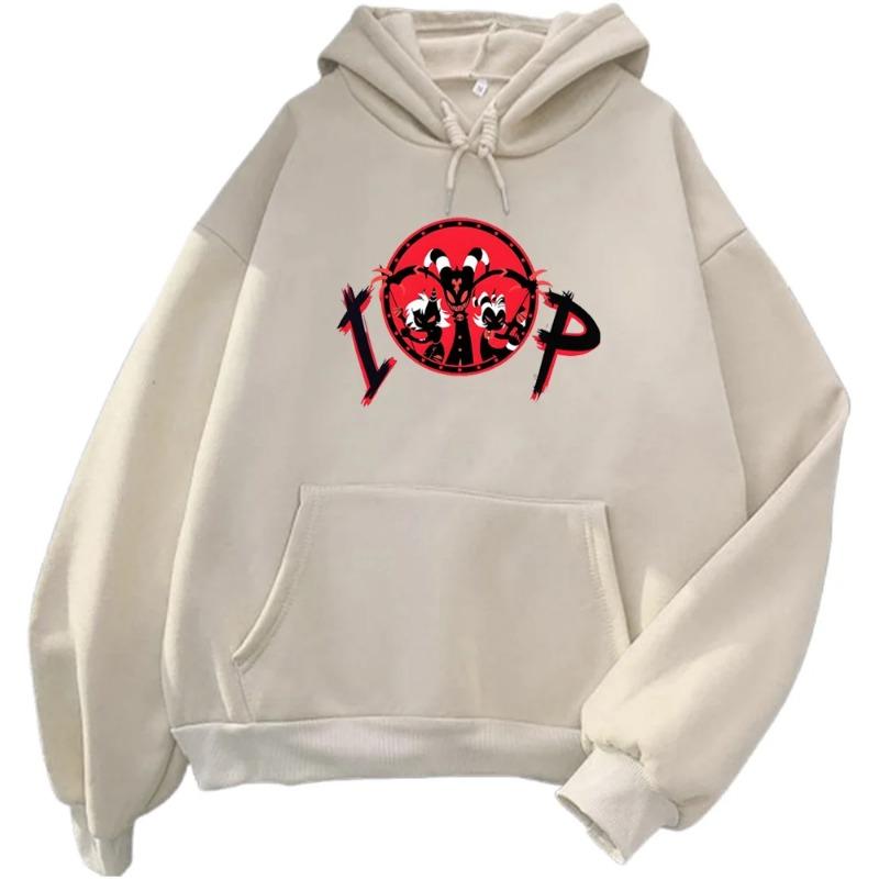 Mikiny Helluva Boss Anime Mikiny IMP Crew Muži Sudadera Komiksy pro dospělé Pulovry Zimní Mikiny Fleece Oblečení Mikiny a mikiny Pánské