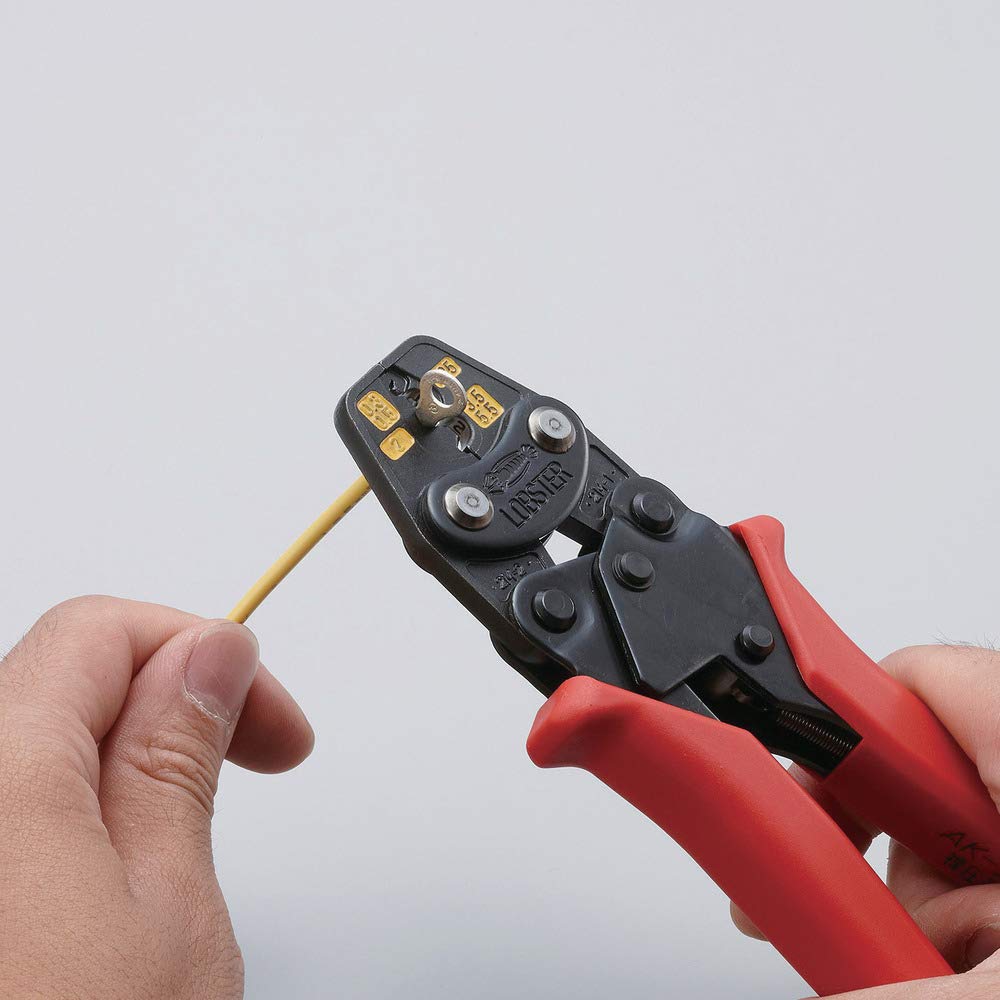 Lobtex Mini Crimping Tool Bare Crimp AK2MA (for Terminal/bare Sleeve)
