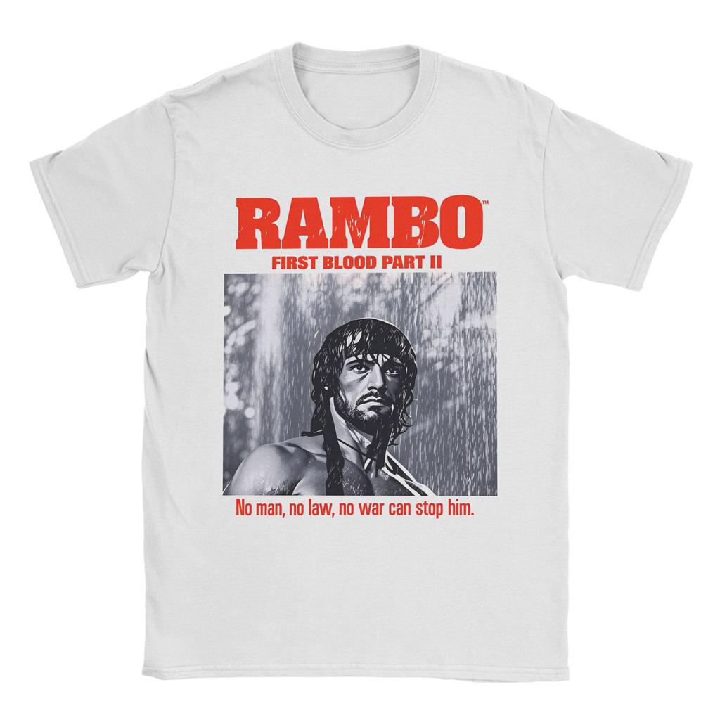 Rambo First Blood John In Ravine I Didnt Do Anything Cotton TShirt For Mens  Leisure Tee Shirt Oversize Casual Clothing