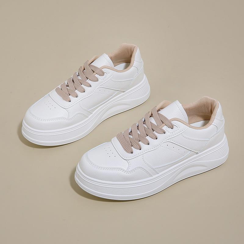 Autumn New Breathable Little White Shoes Female Students Platform Versatile Casual Sports Board Shoes