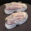 Thick Sole Retro Summer New Canvas Shoes High Heel 5cm Female Tide Students All Casual Board Shoes  Sneakers P495