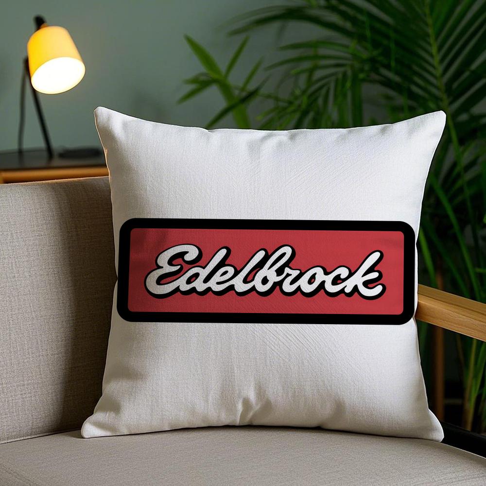 Design E-Edelbrocks Cushion Cover Plush Fabric Soft Double-Sided Printed Invisible Zipper Sofa Pillow Case Home Decor