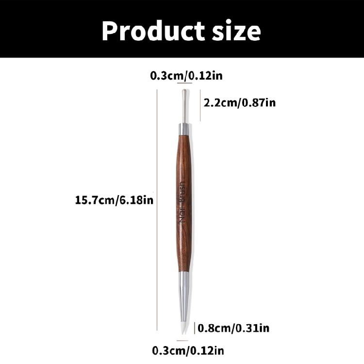 Multifunctional Nail Art Pen Double Headed Designs Rhinestones Picking Tool Manicure for Gel Polish and Small Detail