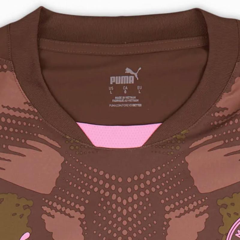 Puma Manchester City Saison 2024-25 Spieler-Ausgabe Heim Torwart Mode Kurzarm Fußballtrikot Herren Oberteile 775103-41