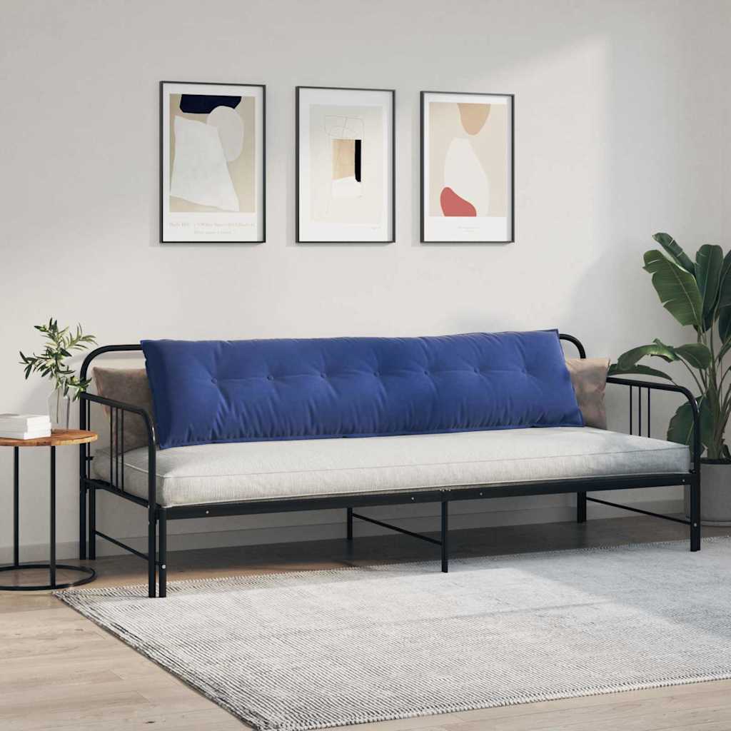 Back Pillow Police Blue 200 x 50 cm Cord Fabric