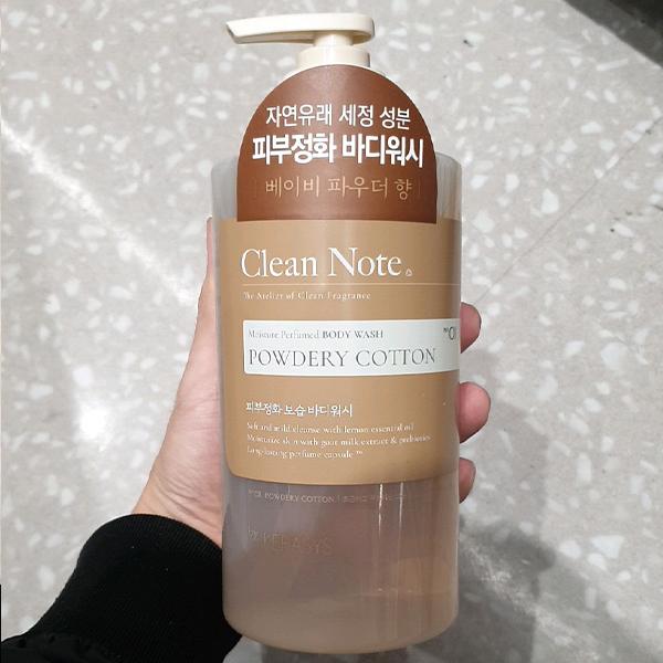 Kerasys Clean Note Powdery Cotton Body Wash 800ml