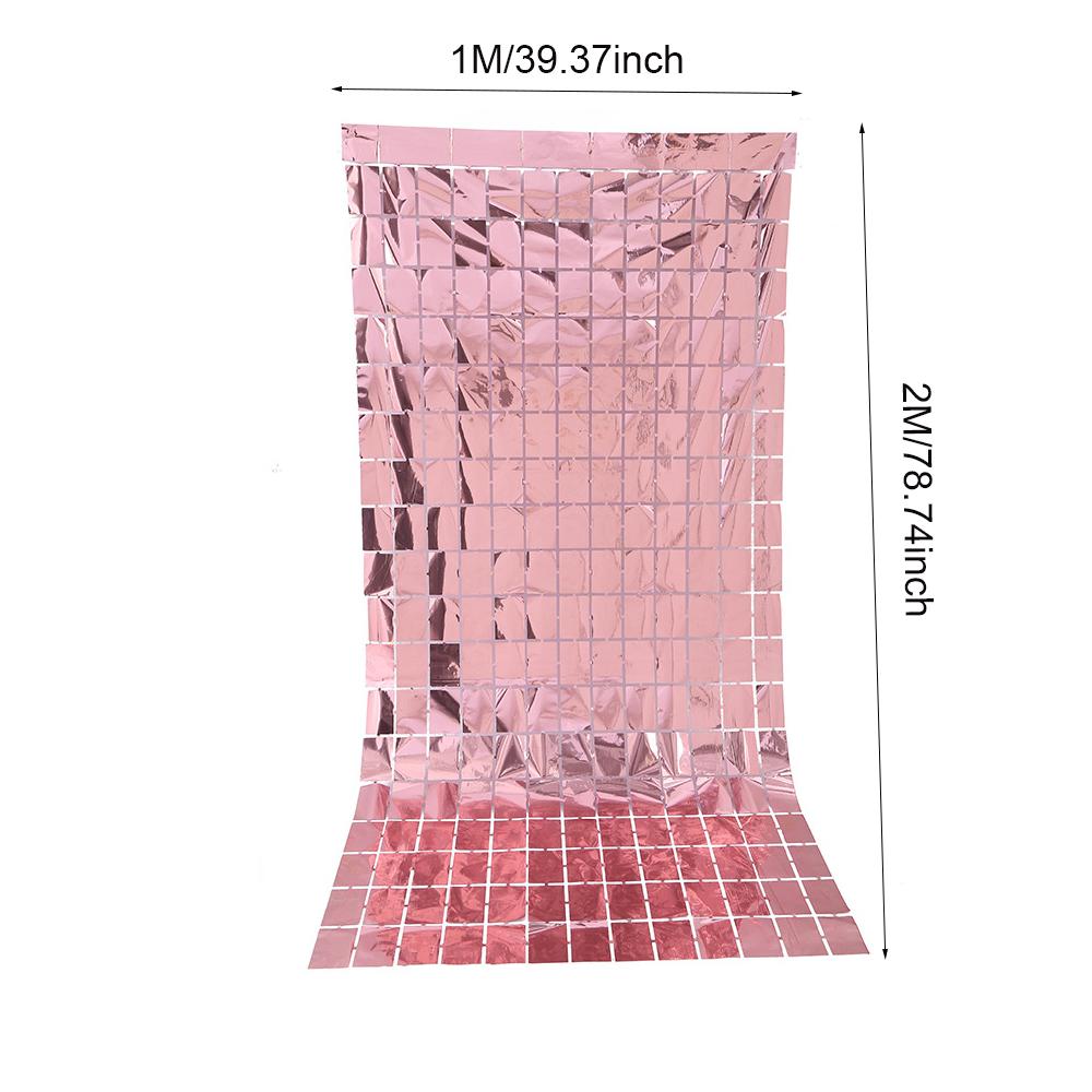 1pc Wedding Decor Sequin Glitter Curtain, Party Backdrop Decoration, Bachelor Party Birthday Party Supplies,Baby Shower