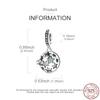 Hollow Stars Luminous Charms Bead Copper Dangle Pendant Fit Bangle Bracelet Necklace Diy Jewelry