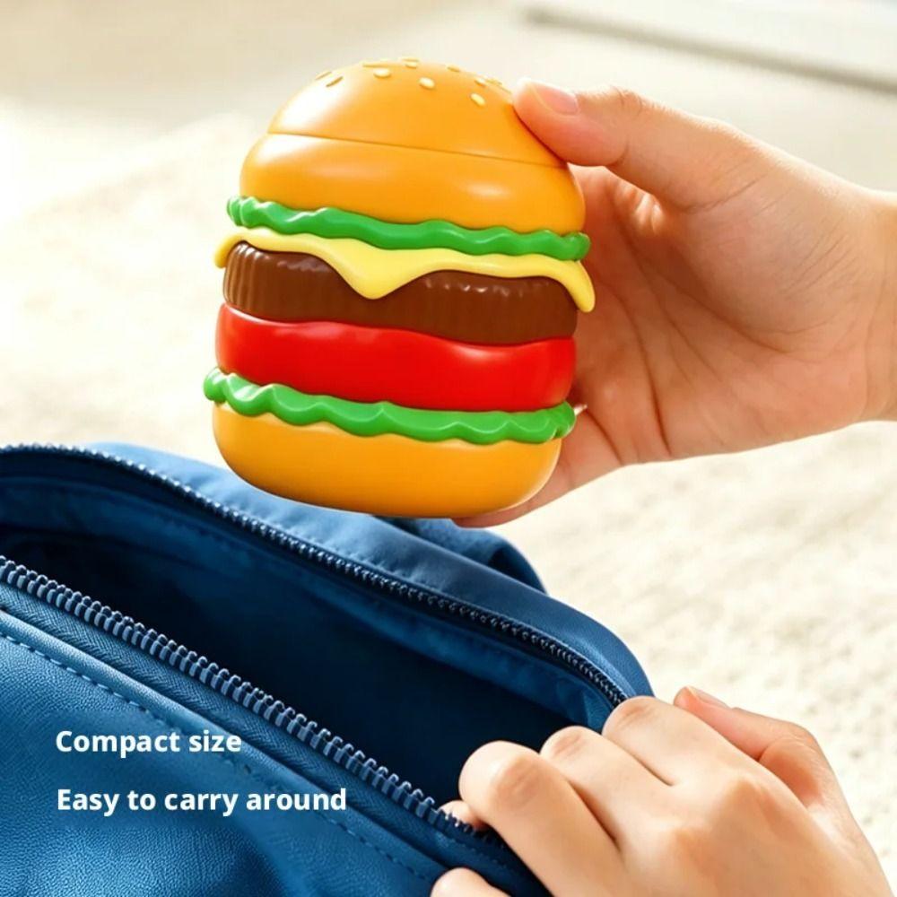 Interactive Burger Animal Toy Cute Animal Style Jumping Egg Toy Wind-Up Animal Toy  Prank Play