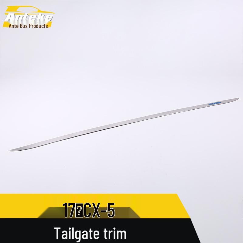 CX-5 Tailgate Trim: Rear Trunk Anti-Scratch Decorative Strip for 2017 Mazda CX-5
