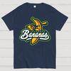 Savannahs Bananas Logo Unisex 100% Cotton Summer Casual Cool Loose T-Shirt