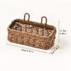 Kitchen Storage Basket with Handle Multifunctional Hanging Basket Organizer Container for Bathroom Fruits Ginger Garlic Plants
