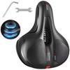 Mellbo Bicycle Saddle Comfortable for Road Cross and Soft and Soft Cushion for Comfort and Compatible with Various Bike Shock Absorbing Ball Cushion,