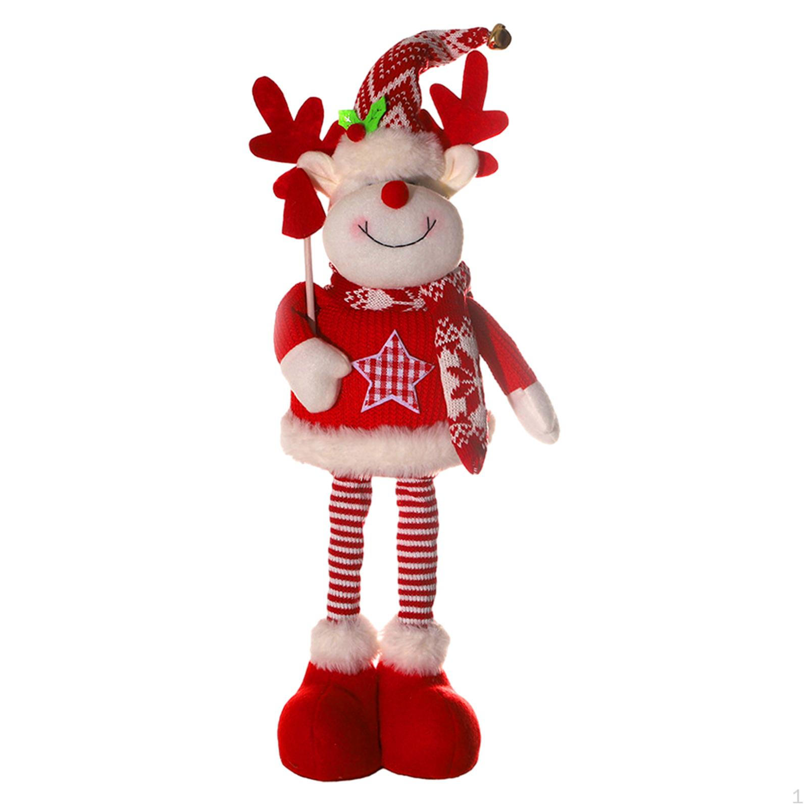 

Рождественская кукла, фигурки кукол, гибкие ноги, стоячие игрушки для стола, окна elk