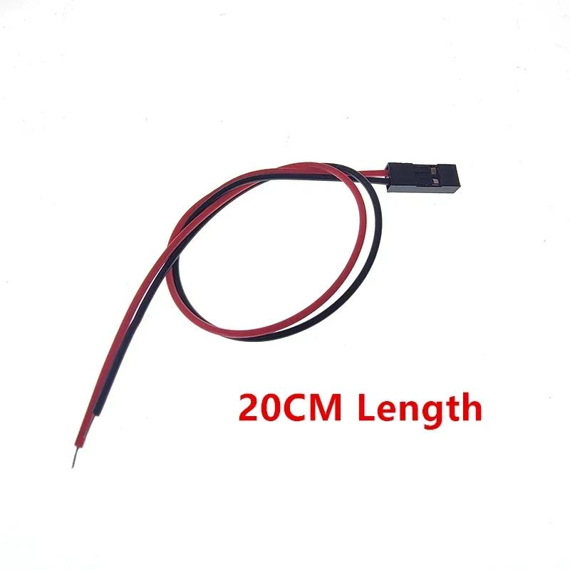 10pcs/lot 2PIN 2 Pin Female Jumper Connector Wire 26AWG 2P Dupont Cable For 3D Printer 10CM/20CM/30CM Length