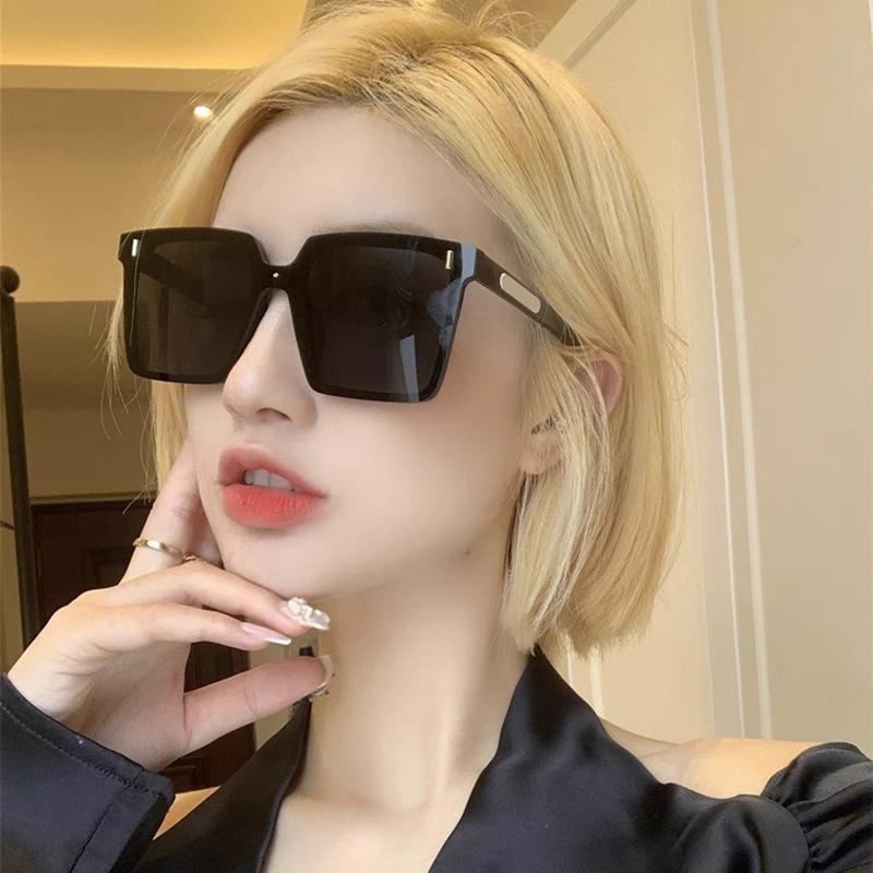 Big Frame Rectangle Sunglasses Women Men Vintage Brand Designer Square Sun Glasses for Male Shades Female Eyewear Anti-Glare