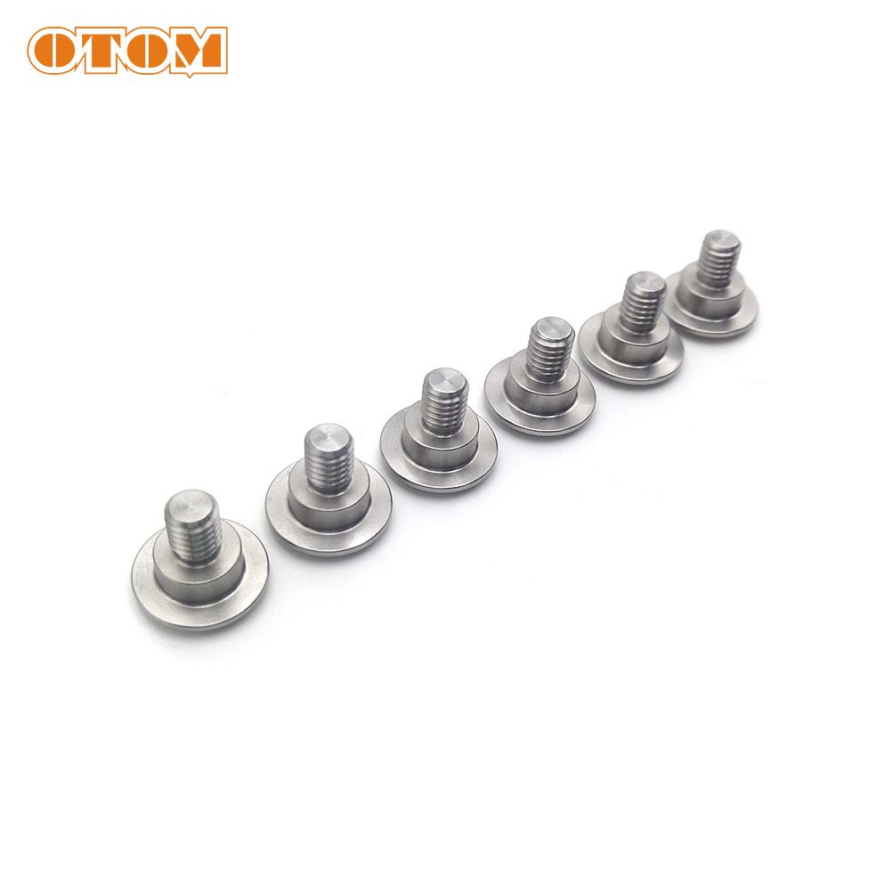 OTOM Front Fork Guard Bolt Screw For HONDA CR125 CRF250R CRF250X CRF450R CRF450X CRF450RX Motorcycle Front Axle Nut Cover Bolts