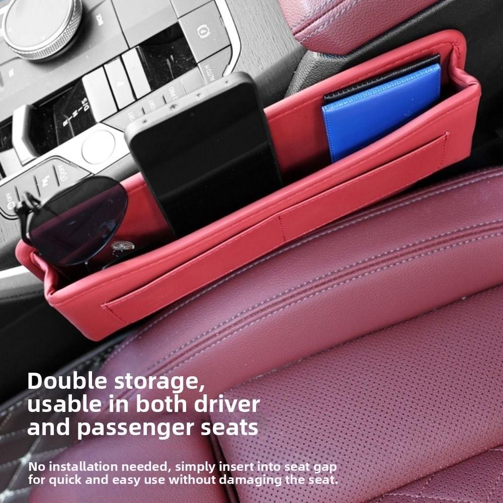 Large Capacity Car Seat Gap Organizer Universal Car Interior Storage Pocket  Driver Seat