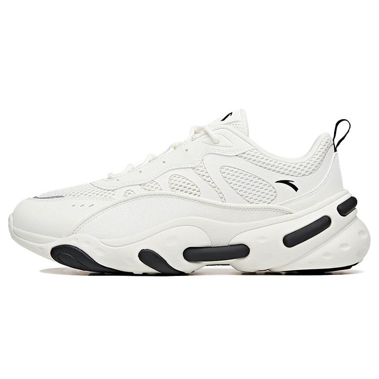 ANTA Life Series Sneakers Ivory White Black Men s 112028855R-2 EU 40