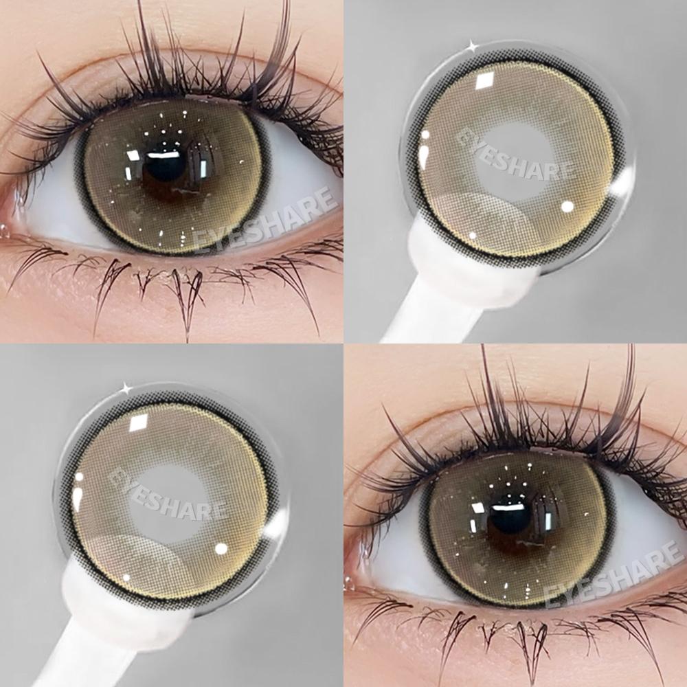 Eyeshare Contact Lenses For Eyes Doll Eye Bubble Soft Contact Lens Case Makeup Yearly Contacts
