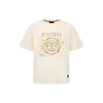 EVISU T-Shirts Men's Crew Neck Moderate Straight Fit 2EAHTM2TS523XXCT