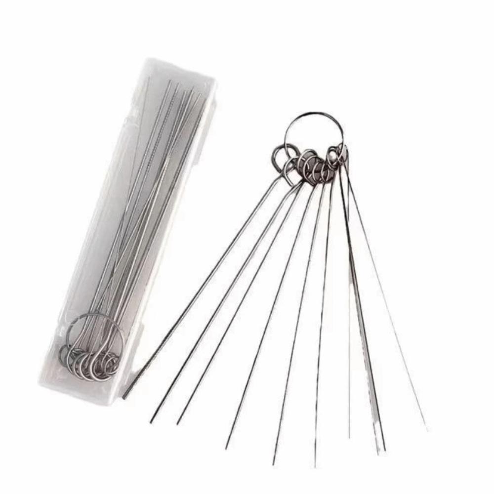0.4-1.6mm Stainless Steel Needle Brushes Set Welding Torch Through-Needle  for Bathroom