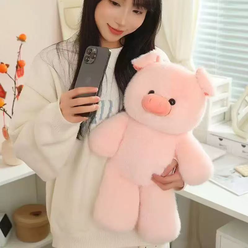 

Generic Pink Pig Plush Plaything Plush Fluffy Stuffed Doll Cuddly Sleep Companion Pillow For Kids Toddlers Bedtime Comforting Plushie 45CM