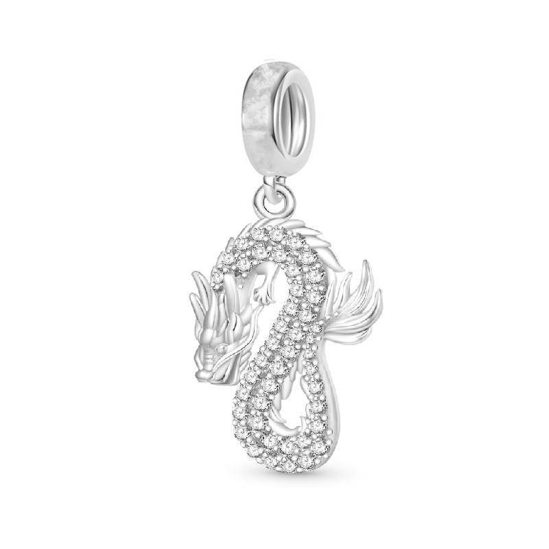Sparkling Queen & Regal Crown Stones & Enamel Clip Snowflake Flower&Heart Charm Beads Fit Original Bracelet Diy Jewelry