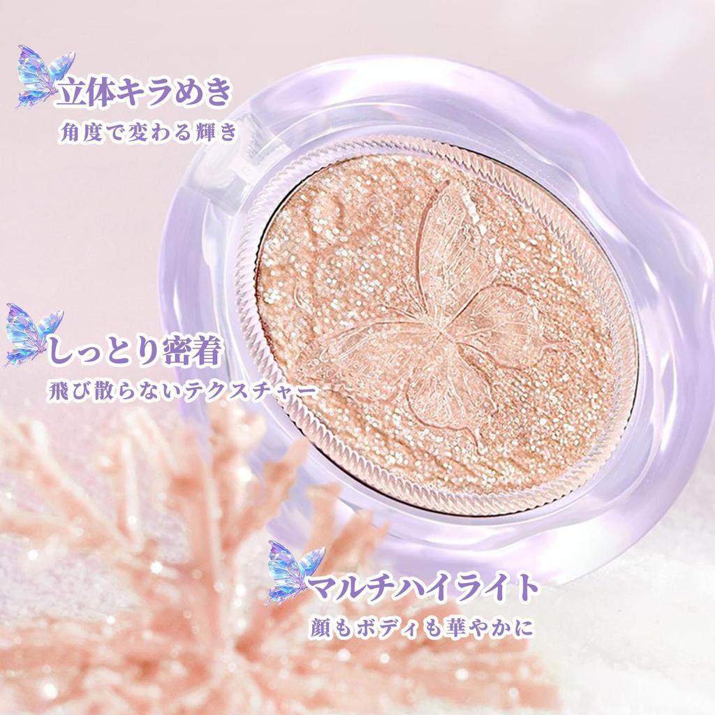 SWEET NIGHT Highlight Fine Glitter for a Radiant Face Highlighter for a Also Works On the Eye and the A Popular Item That Palette Glow. Natural,