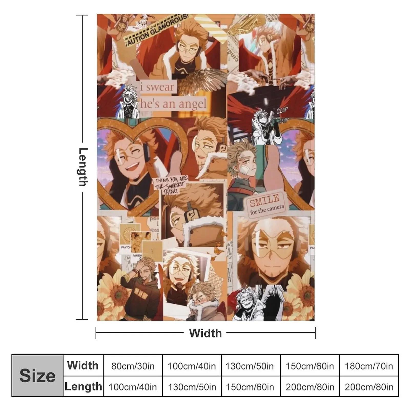 

Hawks - manga color version Throw Blanket Extra Large Throw Blanket Blanket Fluffy Dorm Room Essentials Plaid on the sofa 75cmx90cm
