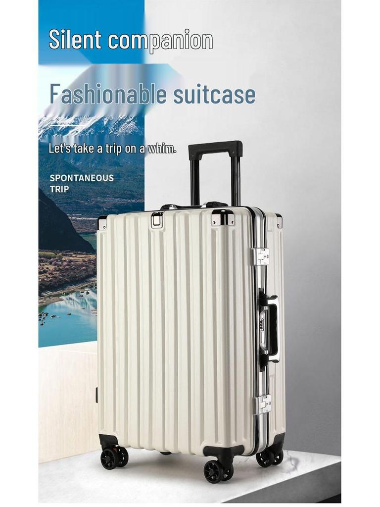 24-Inch Universal Wheel Trolley Suitcase for Family Travel