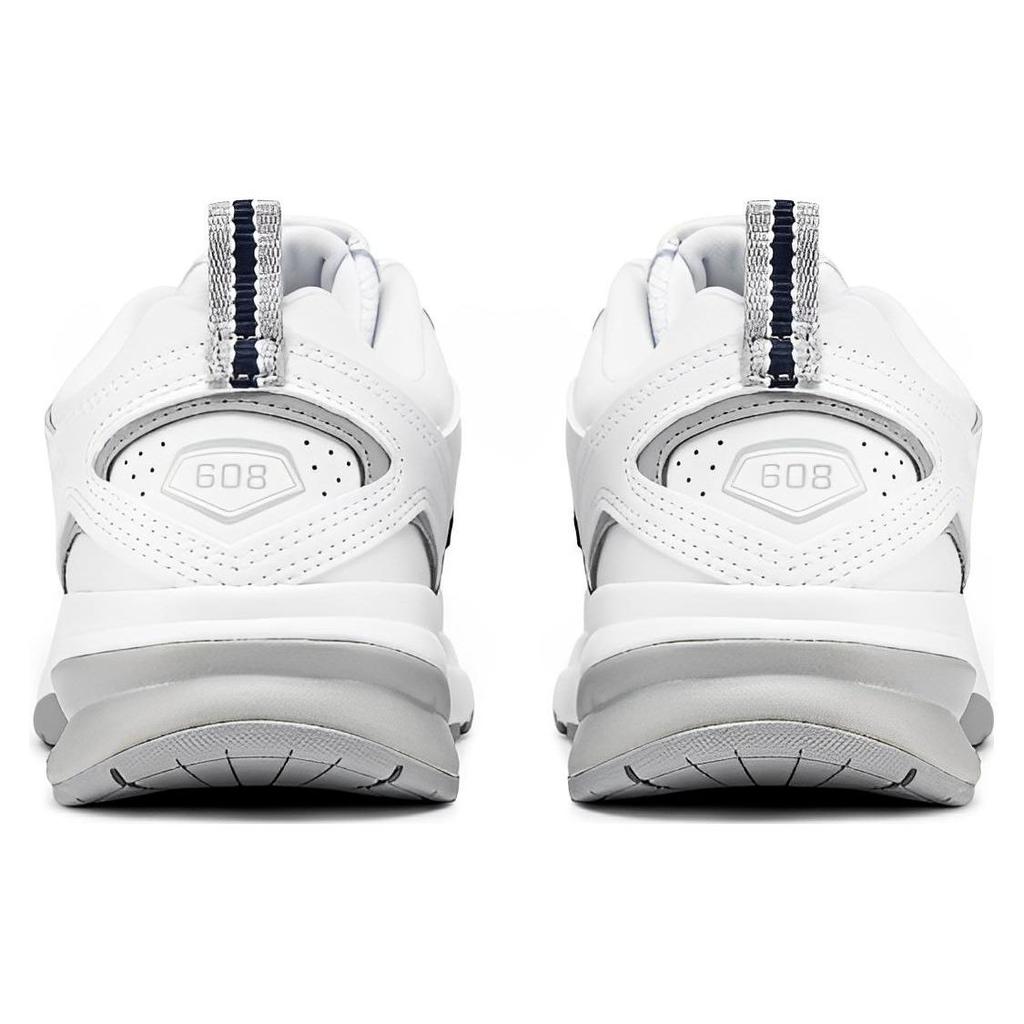 New Balance Nb 608 Fabric Leather Sports Casual Low Top Training Shoes Women Sneaker White Black WX608SN5