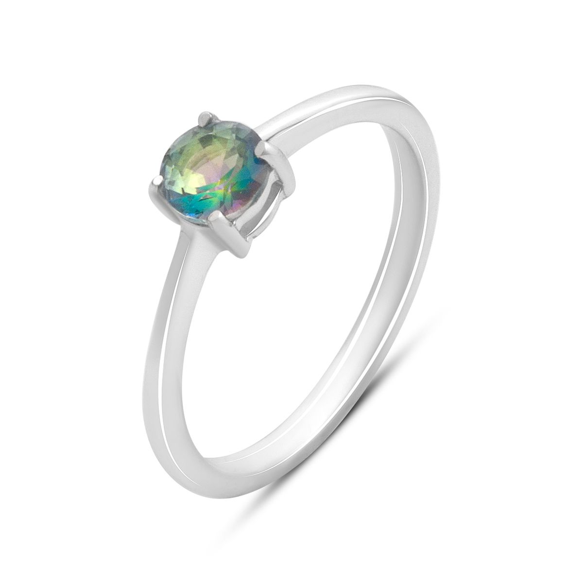 

Silver ring with mystic topaz 0.375ct, product weight 1.65g (2182559) 17.5