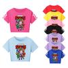4094 T-shirt Court Manches Courtes Imprimé Brawl Stars pour Filles