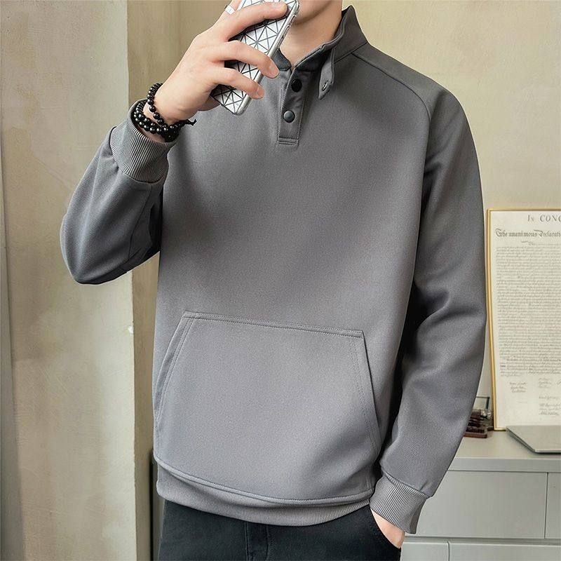 Foreign Trade Surplus Spring and Autumn American-Style Casual Sports Tops Versatile Sweatshirt Men's Loose Long-Sleeve Trendy Brand High-Neck Jacket