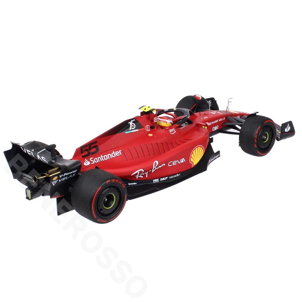 BBR Scale Ferrari F1 75 BAHRAIN GP 2022 Sainz Diecast Model BBR221855 1/18 C.