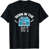 Vintage Best Of 1980 Cassette Tape Graphic Tshirt Unisex Cotton Short Sleeve Music Nostalgia Loose Oversized Street Casual Tops