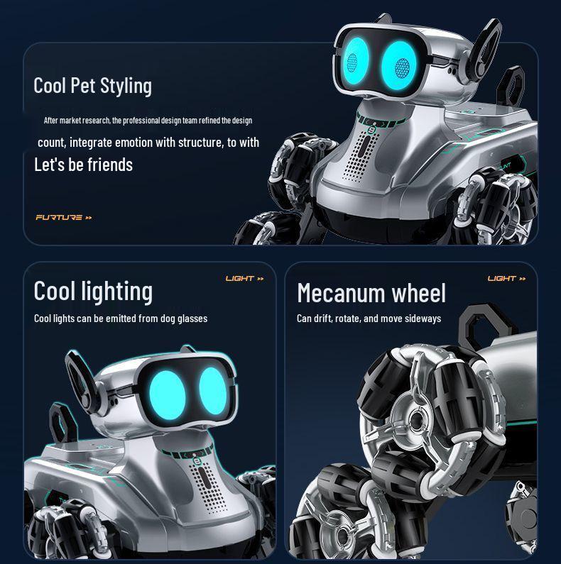Interactive Gesture-Controlled Robot Dog Toy for Kids
